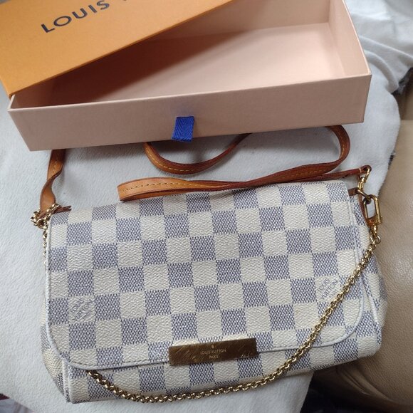 💙🤍 Louis Vuitton Full Set Discontinued Favorite Damier Azur - Picture 1 of 16